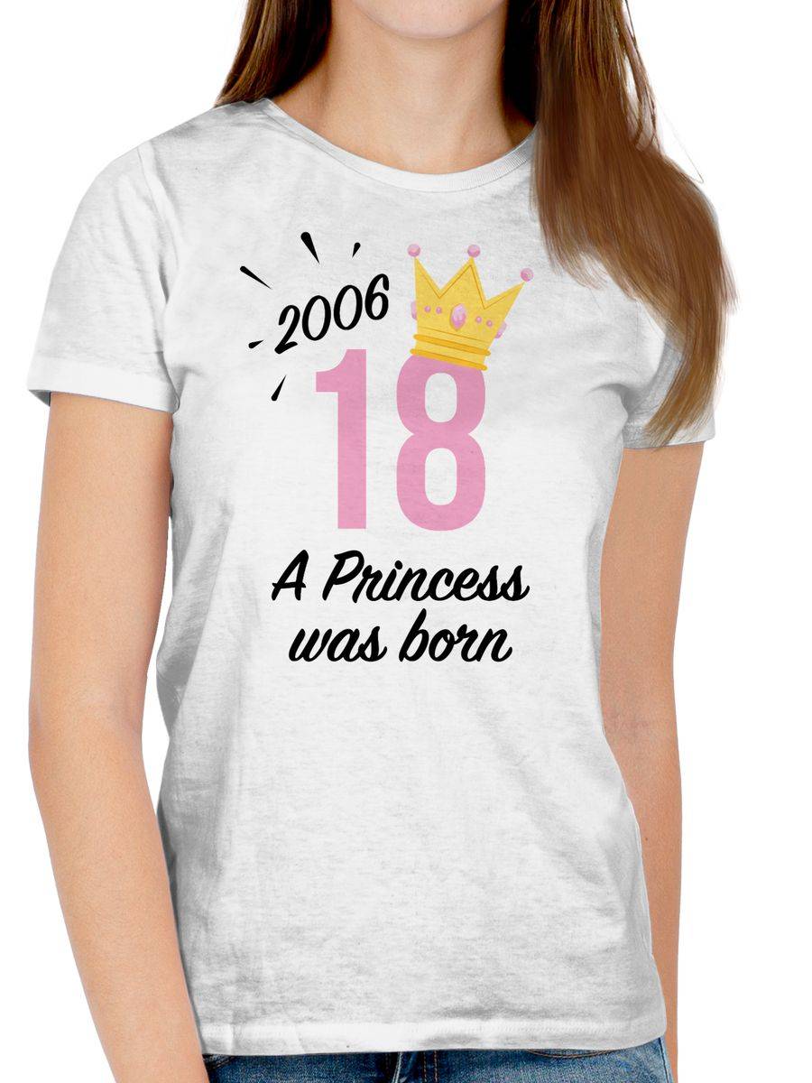 Shirtracer 2006 A Princess Was Born Achtzehn Schwarz Shirts & Mehr Shirtracer