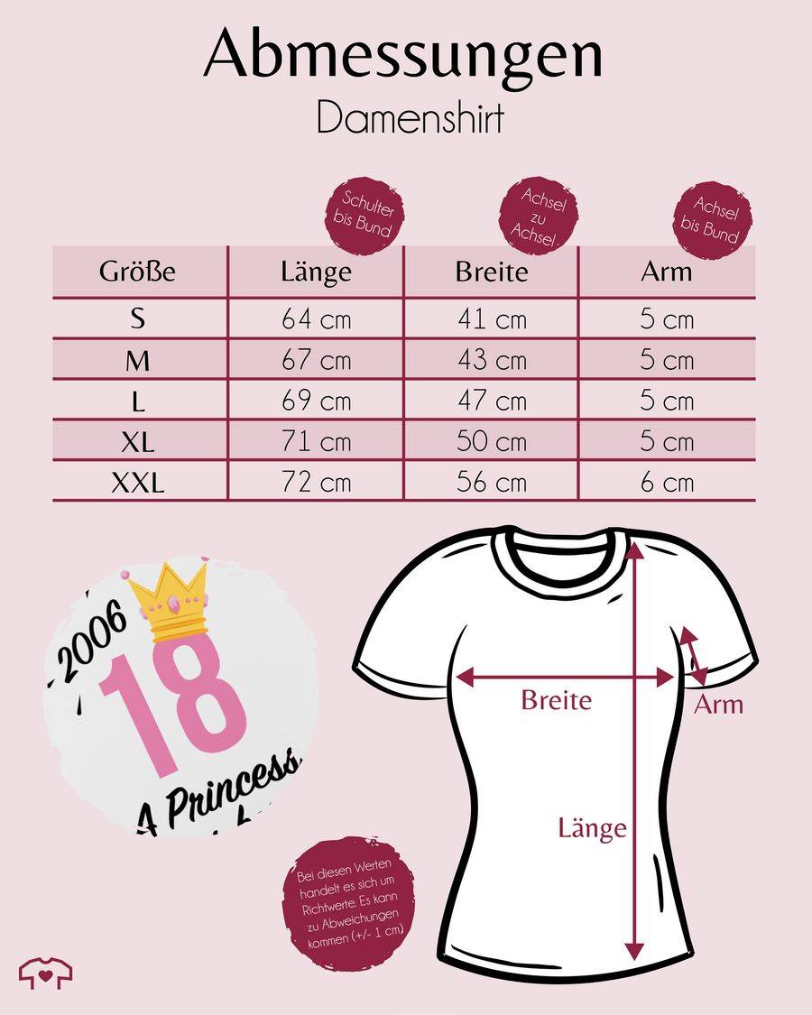 Shirtracer 2006 A Princess Was Born Achtzehn Schwarz Shirts & Mehr Shirtracer