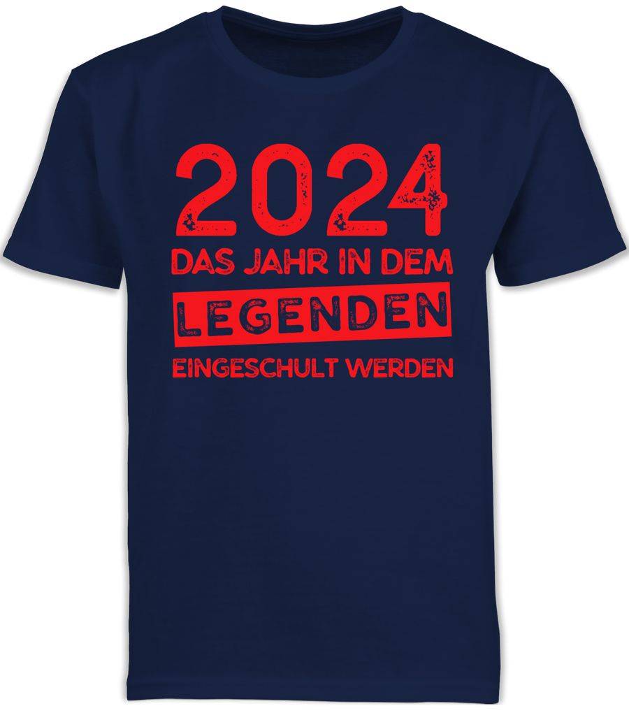Shirtracer 2024 Das Jahr in dem Legenden eingeschult werden rot: Tshirt Rucksack Shirtracer