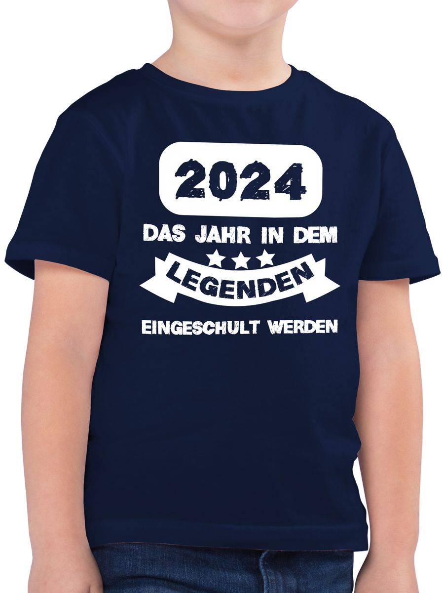 Shirtracer 2024 Das Jahr in dem Legenden eingeschult werden weiß Shirts & Mehr Shirtracer