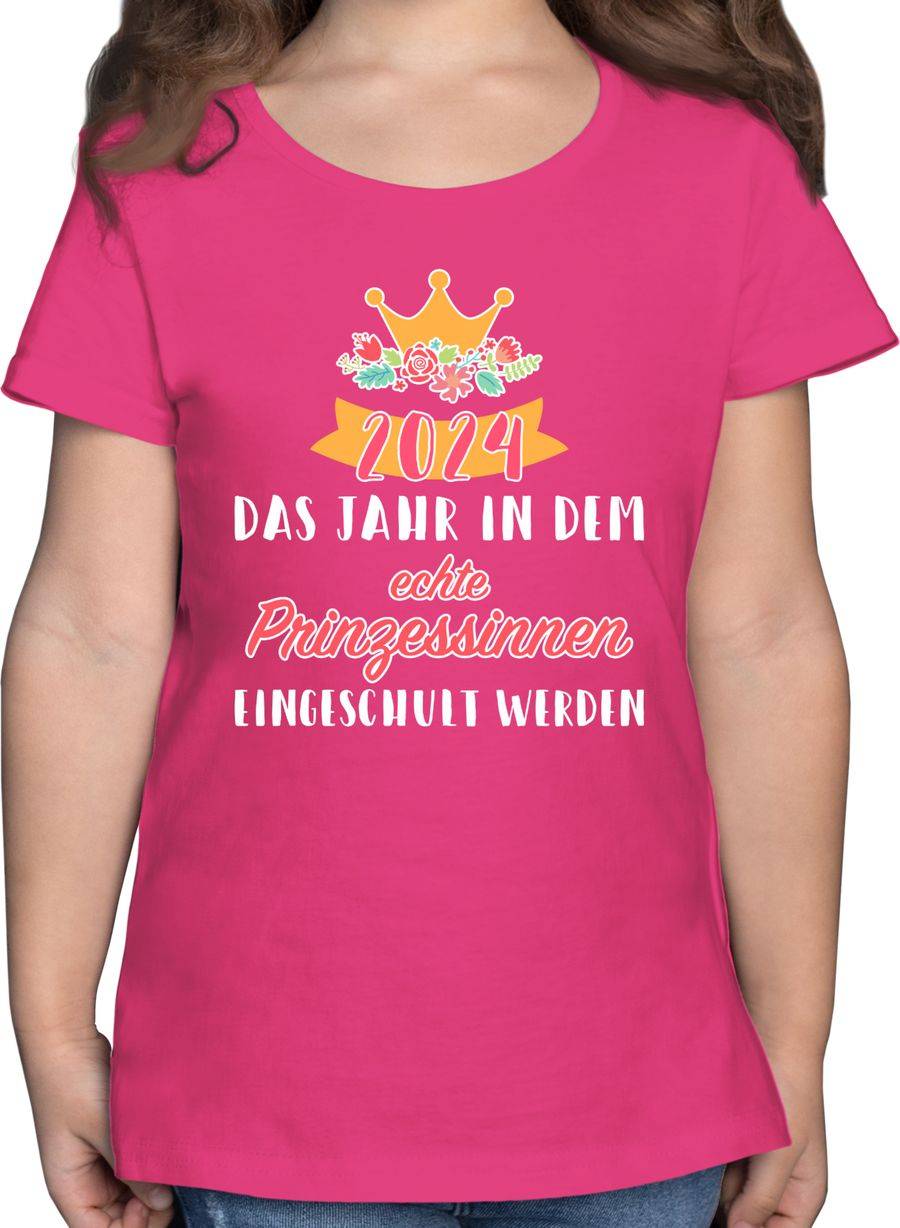 Shirtracer 2024 Prinzessinnen eingeschult werden: T-Shirt Gym Bag Shirtracer