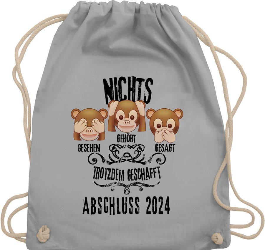 Shirtracer 3 Affen Emoticons ABSCHLUSS 2024 Shirts & Mehr Shirtracer