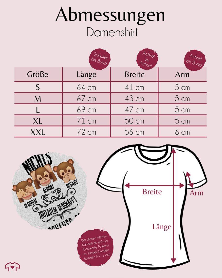 Shirtracer 3 Affen Emoticons ABSCHLUSS 2024 Shirts & Mehr Shirtracer