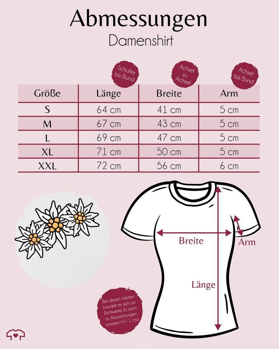 Shirtracer 3 Edelweiß In Reihe Shirts & Mehr Shirtracer
