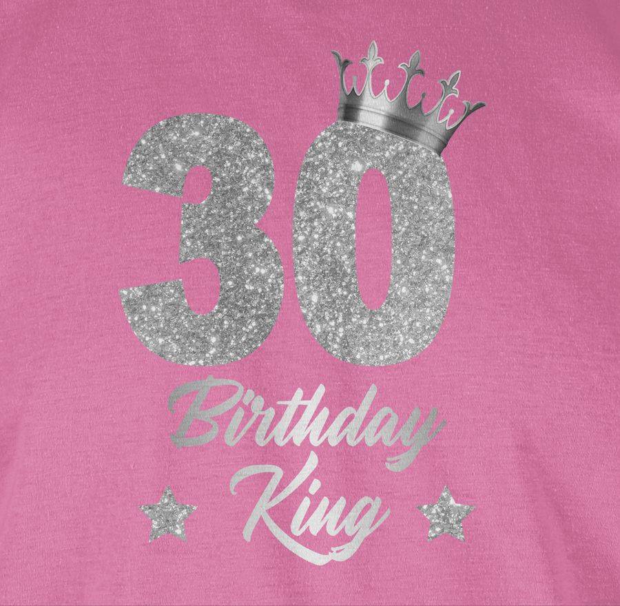 Shirtracer 30 Birthday King Geburtstags König Geburtstagsgeschenk 30: T-Shirt Gym Bag Shirtracer