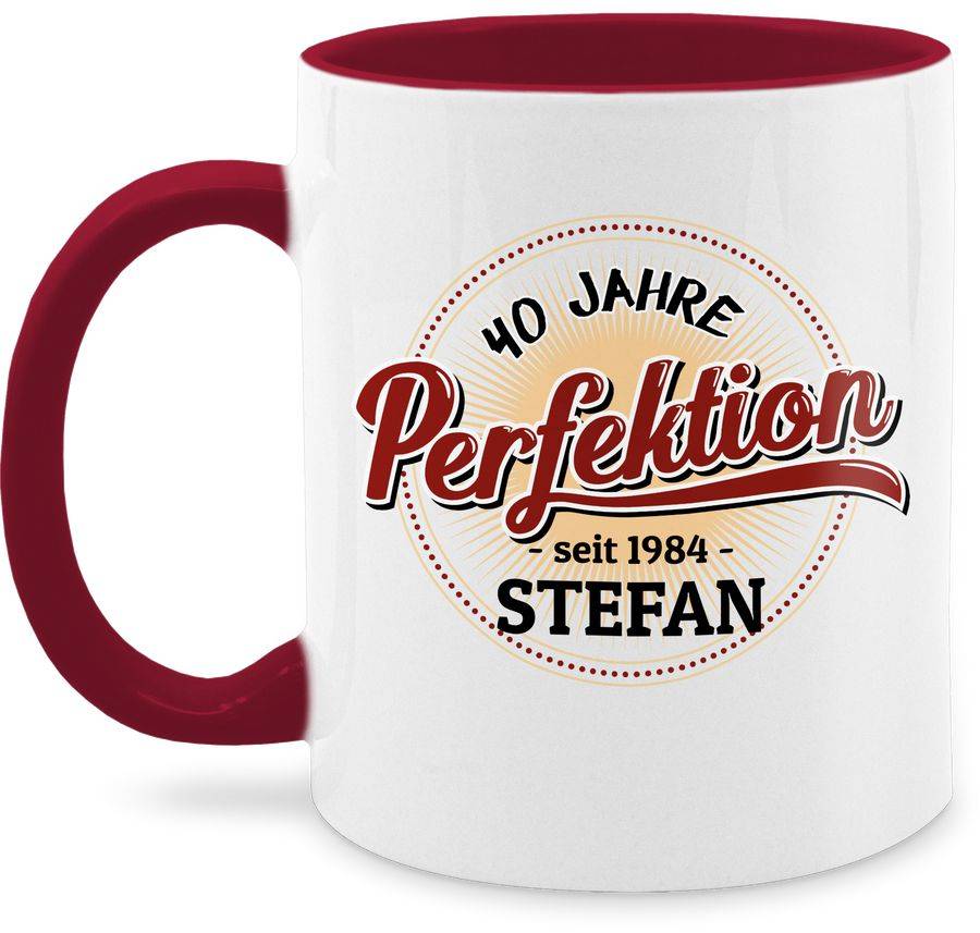 Shirtracer 40 Jahre Perfektion - seit 1984 - mit Name Shirts & Mehr Shirtracer