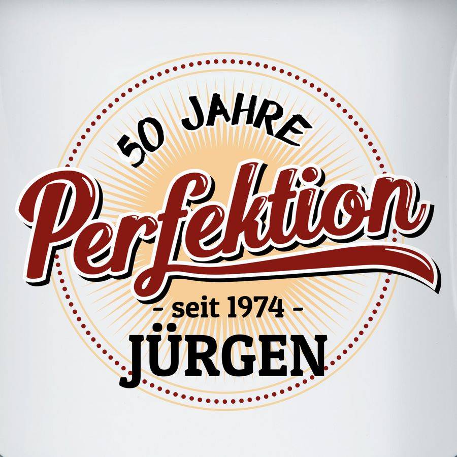 Shirtracer 50 Jahre Perfektion - Seit 1974: Tshirt Gym Bag Shirtracer