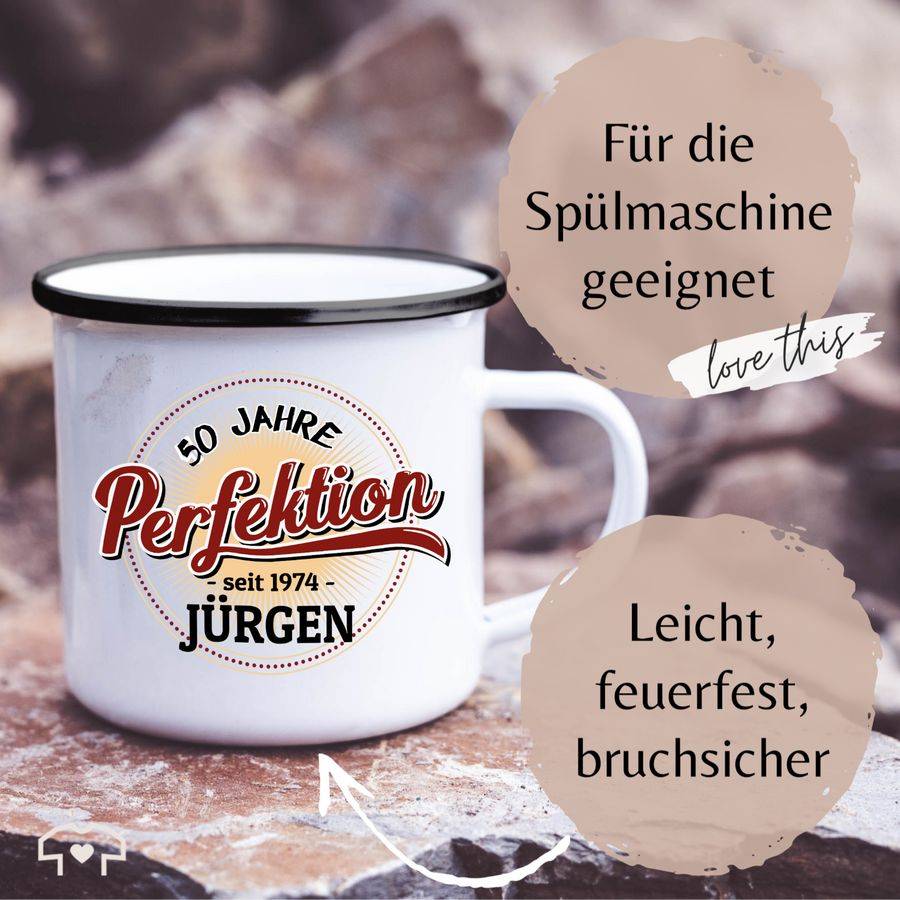 Shirtracer 50 Jahre Perfektion - Seit 1974: Tshirt Gym Bag Shirtracer