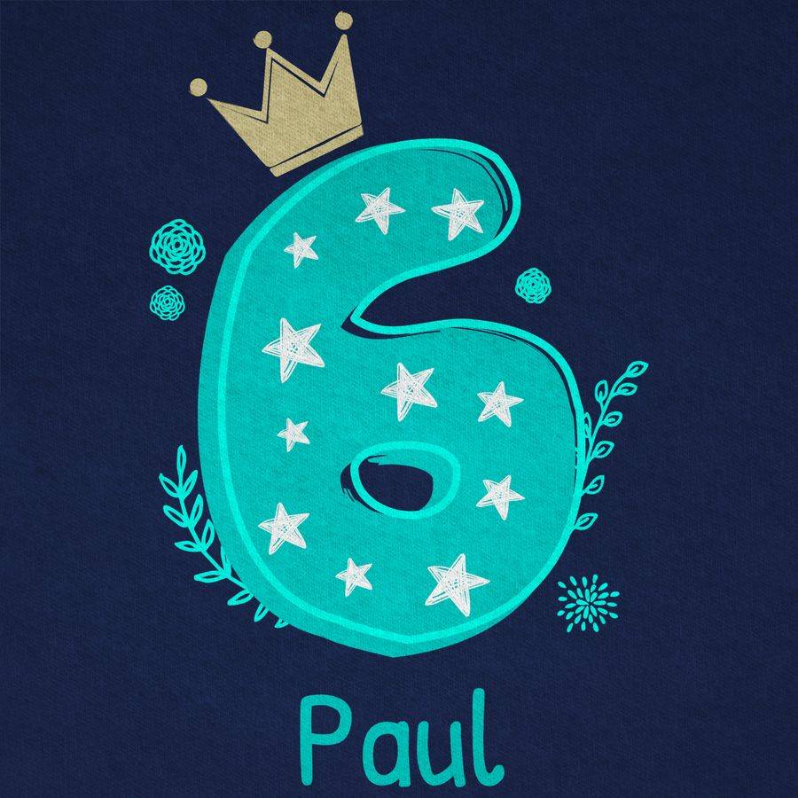 Shirtracer 6 Mit Krone Und Name: Tshirt Gym Bag Shirtracer