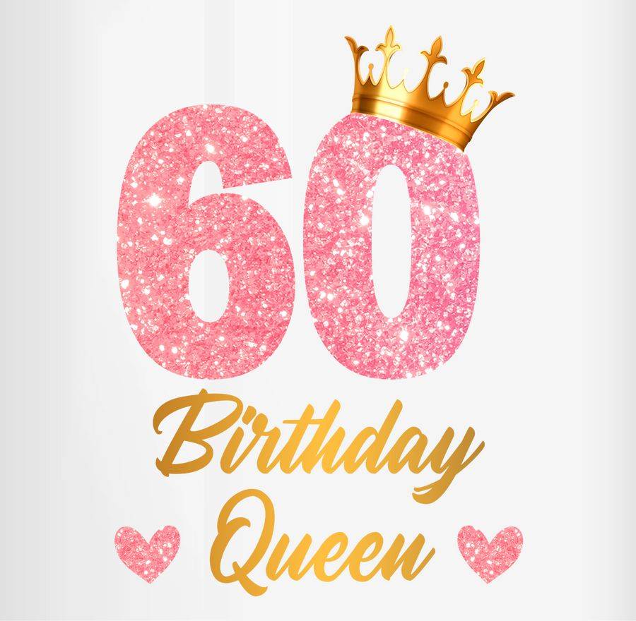 Shirtracer 60 Birthday Queen Geburtstags Königin Geburtstagsgeschenk 60 Shirts & Mehr Shirtracer