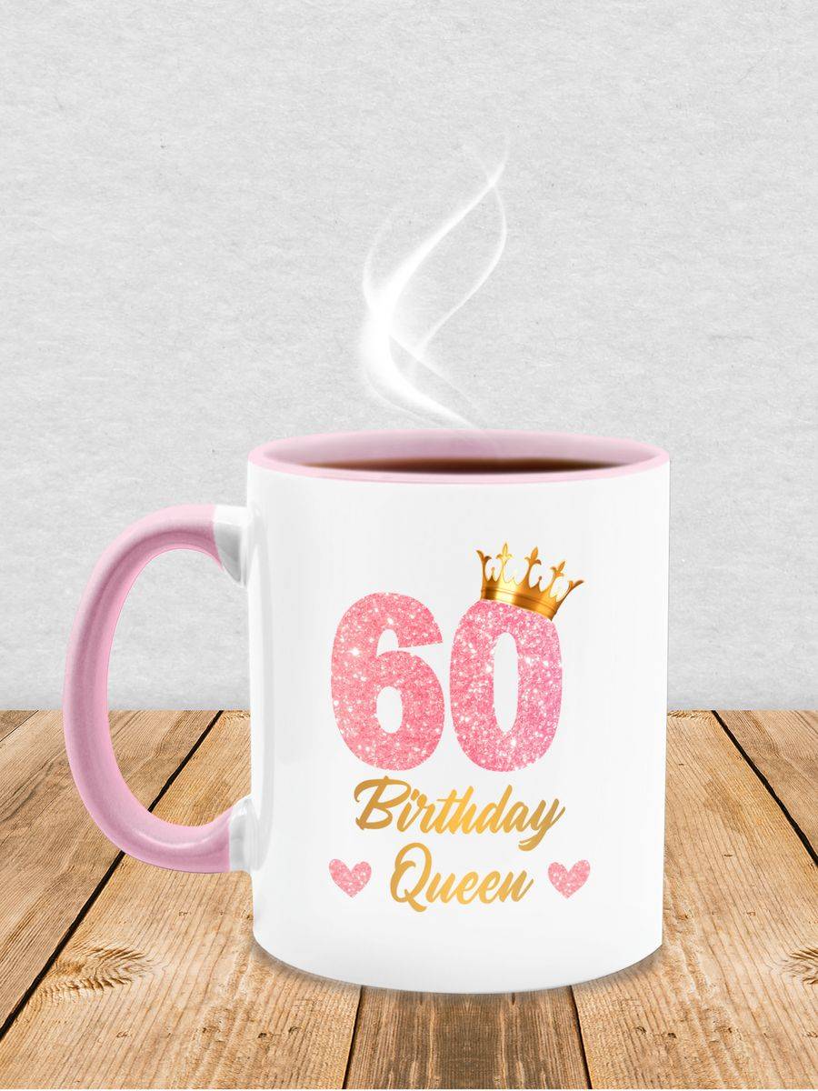 Shirtracer 60 Birthday Queen Geburtstags Königin Geburtstagsgeschenk 60 Shirts & Mehr Shirtracer