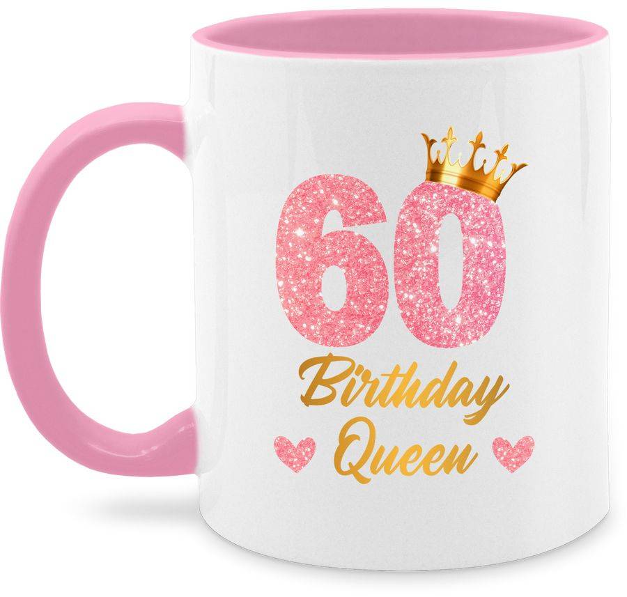 Shirtracer 60 Birthday Queen Geburtstags Königin Geburtstagsgeschenk 60 Shirts & Mehr Shirtracer