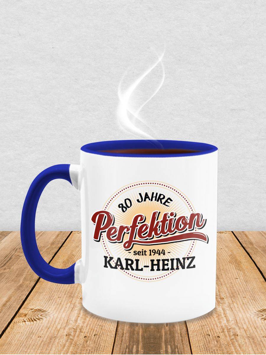 Shirtracer 80 Jahre Perfektion - Seit 1944 - Mit Name Shirts & Mehr Shirtracer