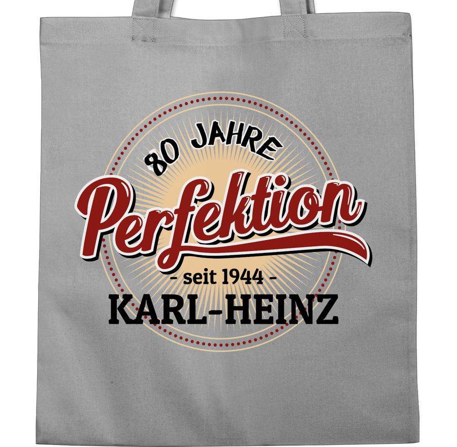 Shirtracer 80 Jahre Perfektion - Seit 1944 - Mit Name Shirts & Mehr Shirtracer