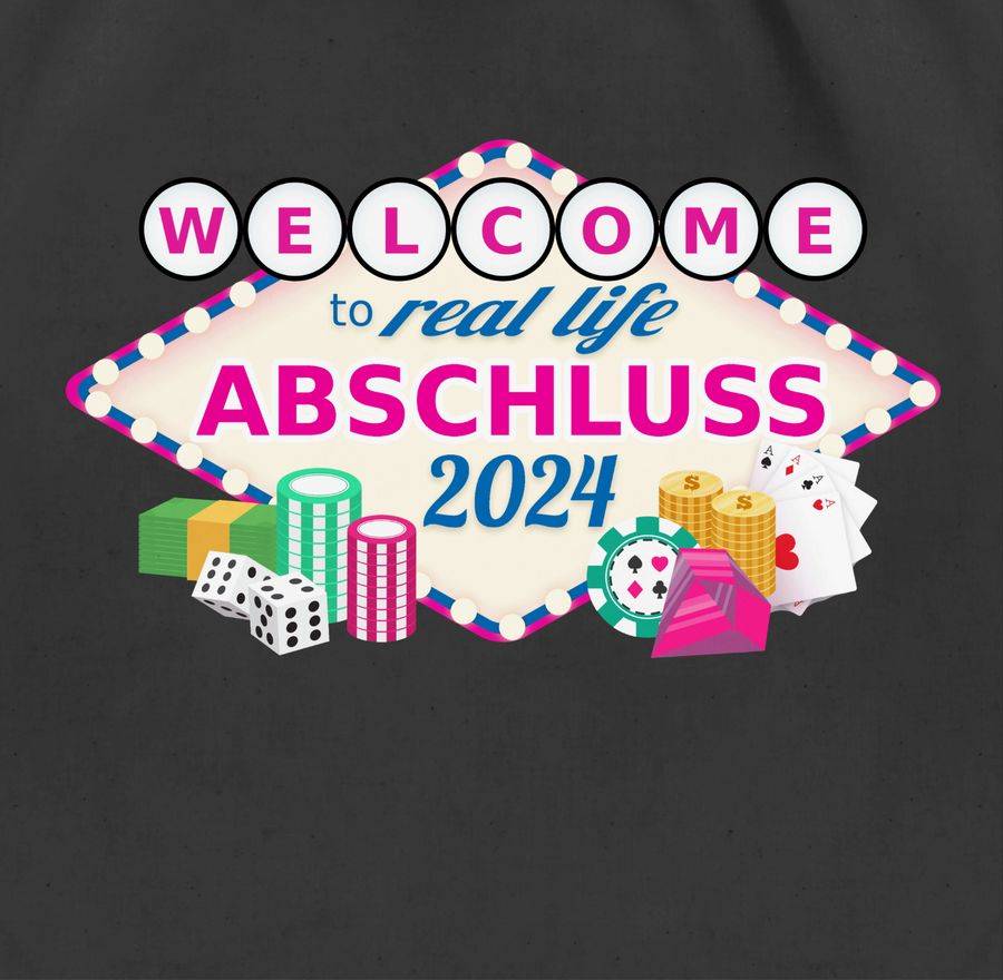 Shirtracer Abschluss 2024 - Welcome To Real Life Shirts & Mehr Shirtracer