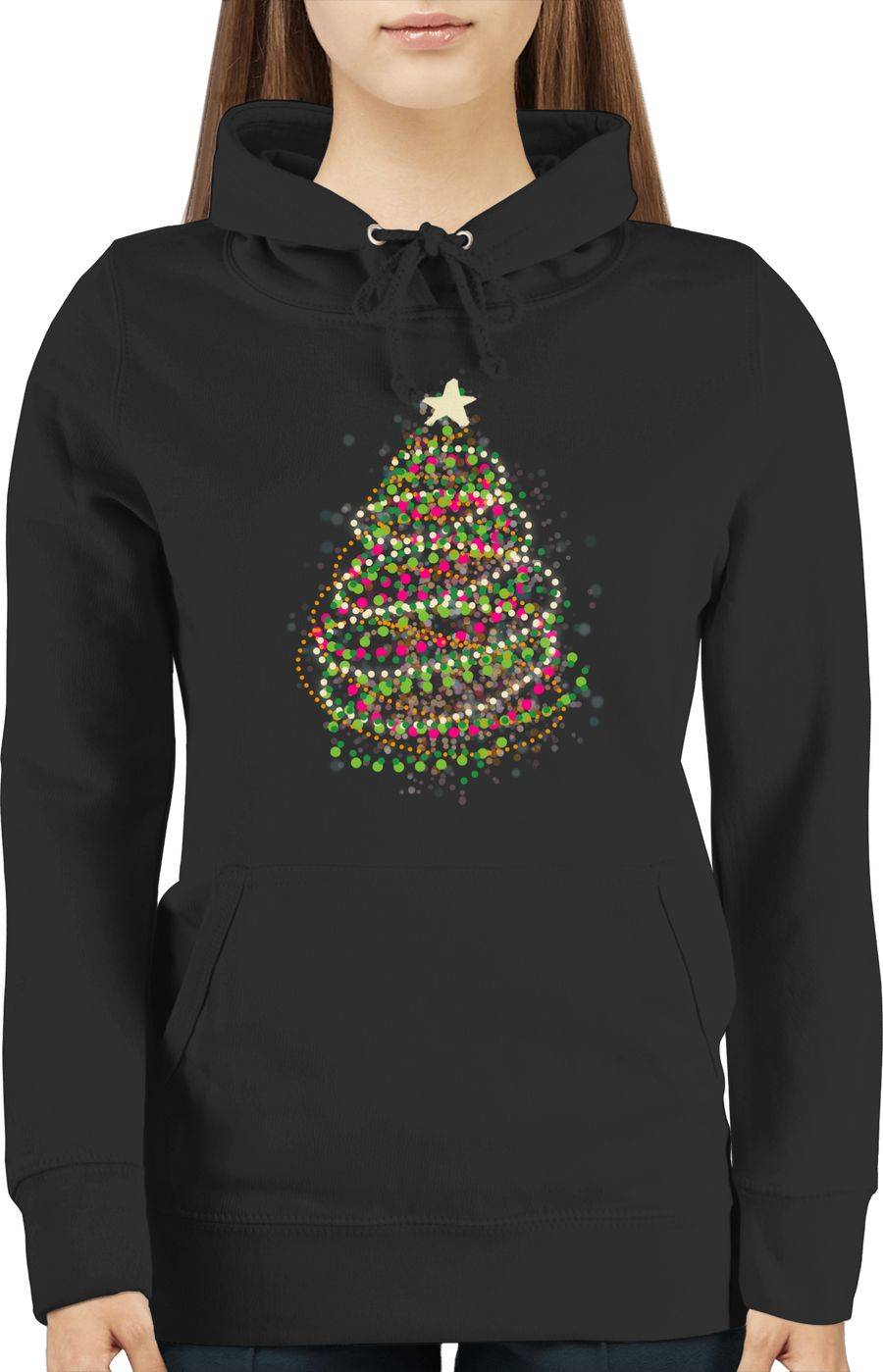 Shirtracer Abstrakter Weihnachtsbaum: T-Shirt Rucksack Shirtracer