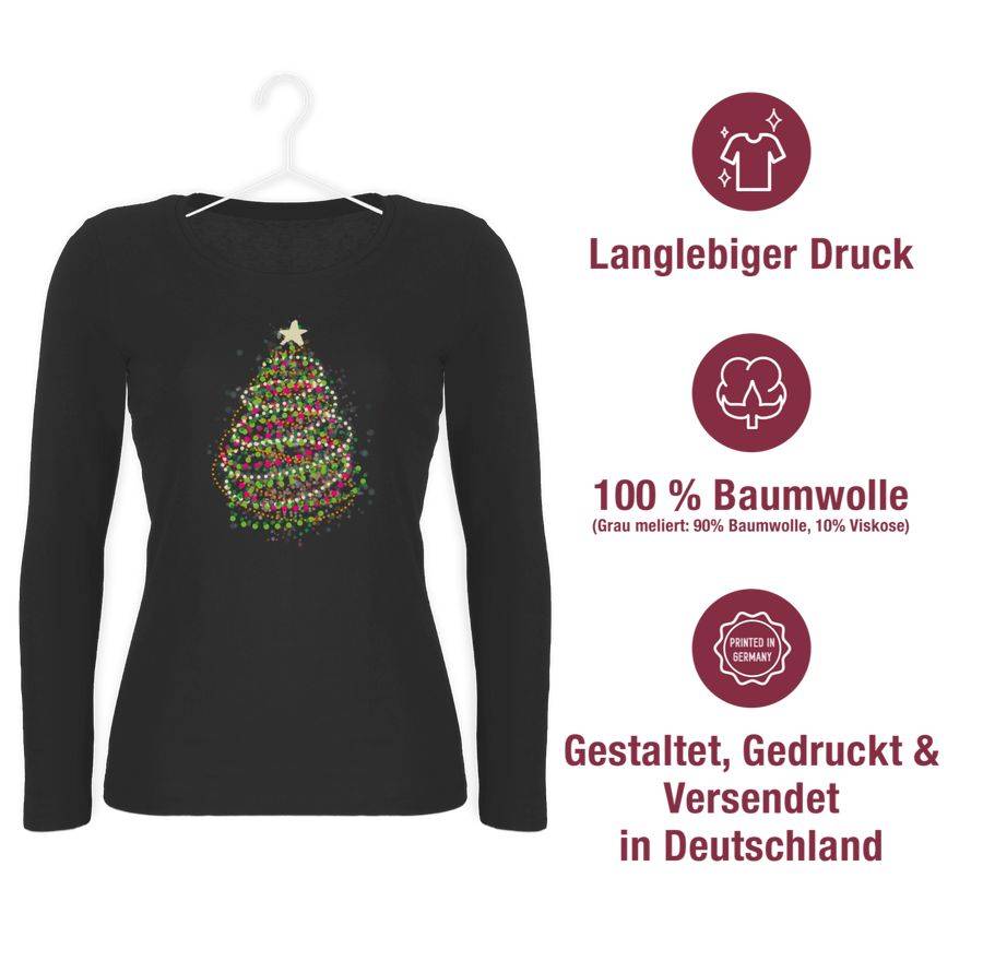 Shirtracer Abstrakter Weihnachtsbaum: T-Shirt Rucksack Shirtracer