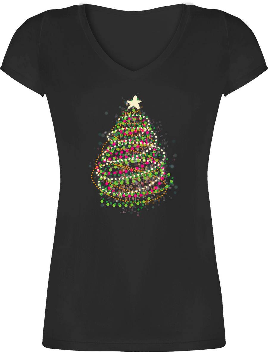 Shirtracer Abstrakter Weihnachtsbaum: T-Shirt Rucksack Shirtracer