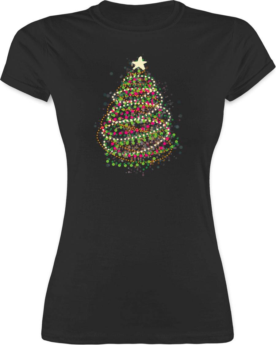 Shirtracer Abstrakter Weihnachtsbaum: T-Shirt Rucksack Shirtracer