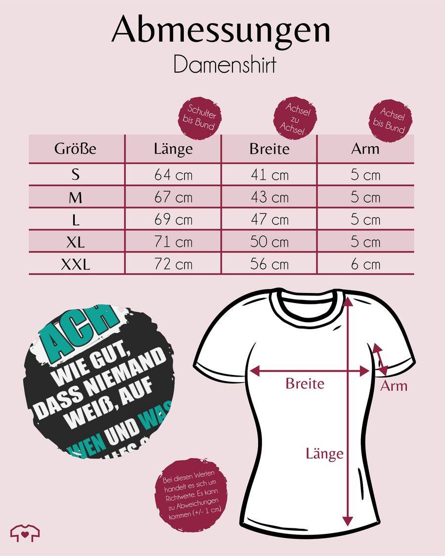 Shirtracer Ach Wie Gut, Dass Niemand Weiß: Tshirt Turnbeutel Shirtracer