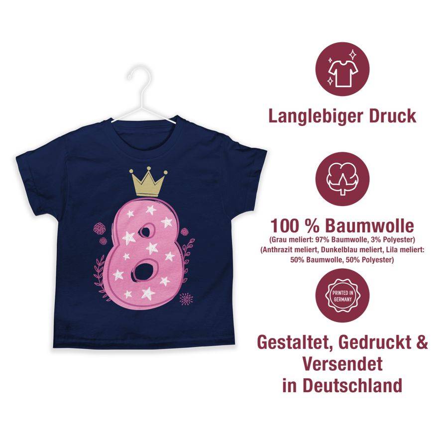 Shirtracer Achter Mädchen Krone Sterne: T-Shirt Rucksack Shirtracer