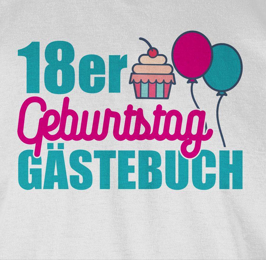 Shirtracer Achtzehnter Gästebuch Bunt Shirts & Mehr Shirtracer