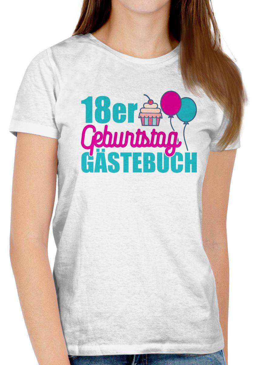 Shirtracer Achtzehnter Gästebuch Bunt Shirts & Mehr Shirtracer