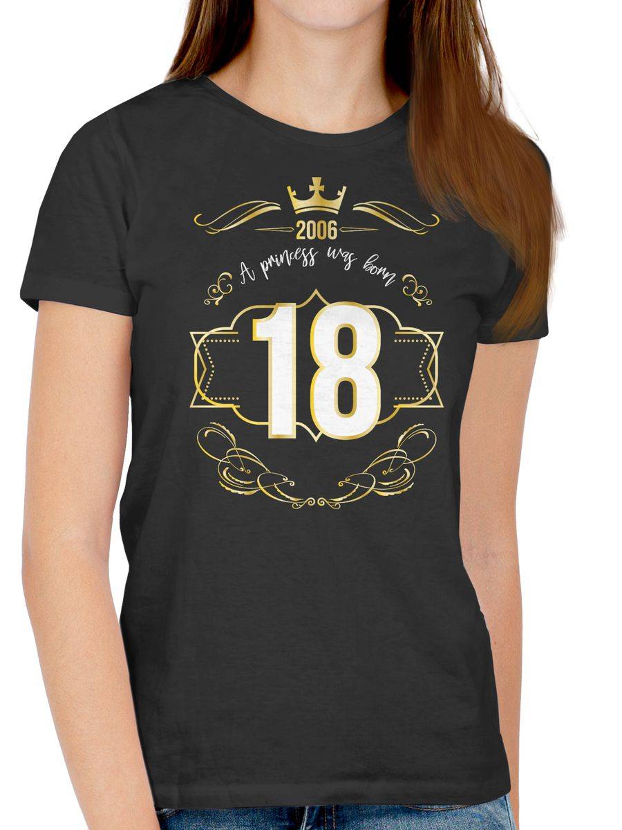 Shirtracer Achtzehnter Prinzessin Mädchen 2006 Shirts & Mehr Shirtracer