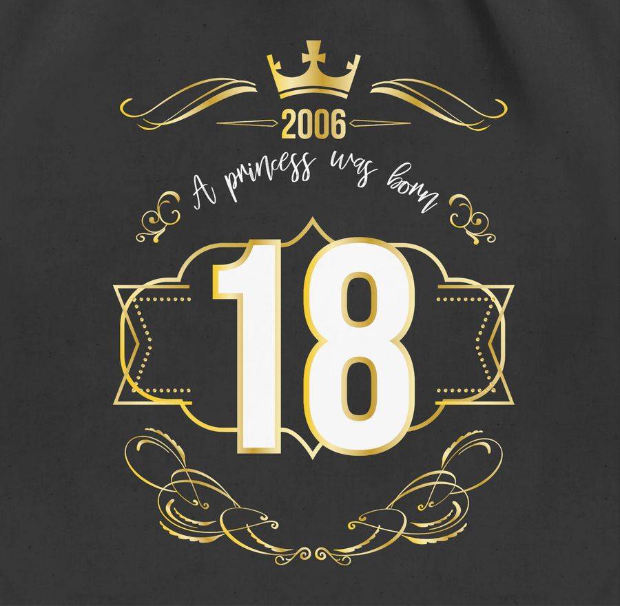 Shirtracer Achtzehnter Prinzessin Mädchen 2006 Shirts & Mehr Shirtracer