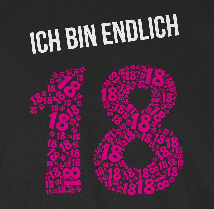 Shirtracer Achtzehnter Rosa Mädchen Shirts & Mehr Shirtracer