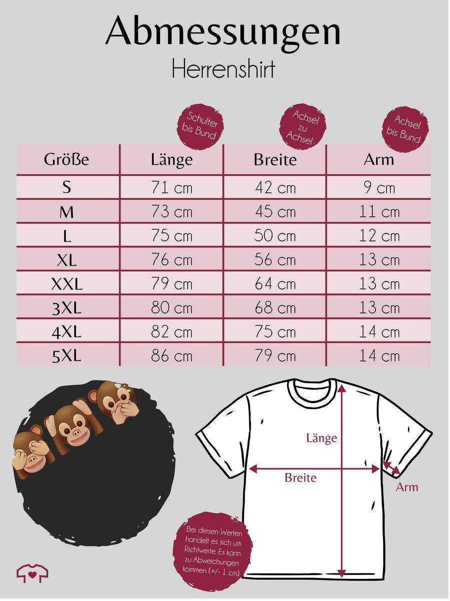 Shirtracer Äffchen - Nix Sehen, Nix Hören, Nichts Sagen Shirts & Mehr Shirtracer