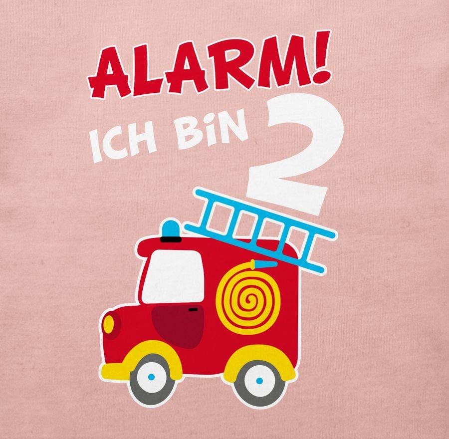 Shirtracer Alarm Ich Bin Zwei Feuerwehrauto: Tshirt Rucksack Shirtracer
