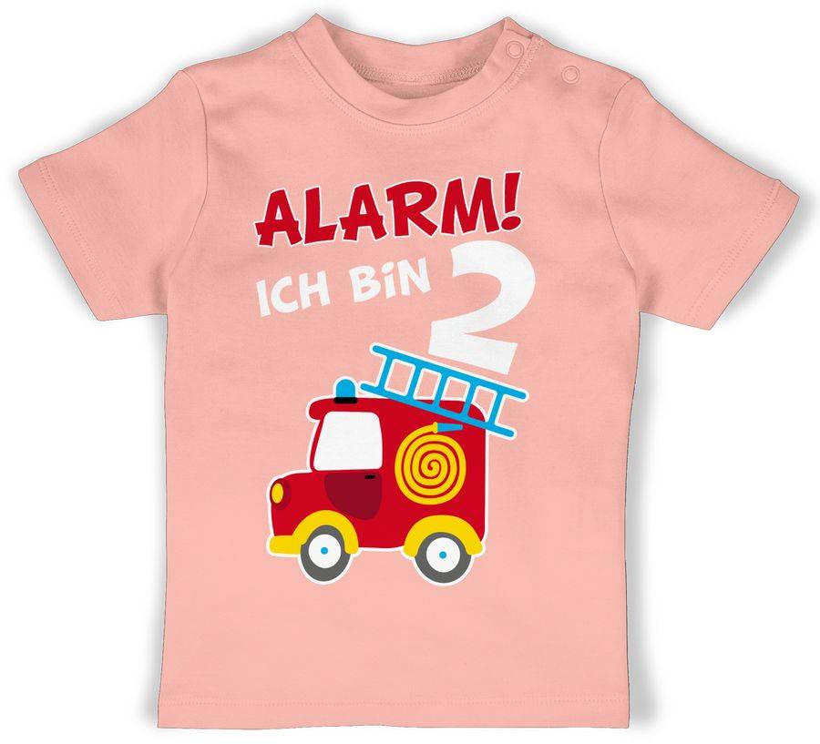 Shirtracer Alarm ich bin zwei Feuerwehrauto: Tshirt Rucksack Shirtracer