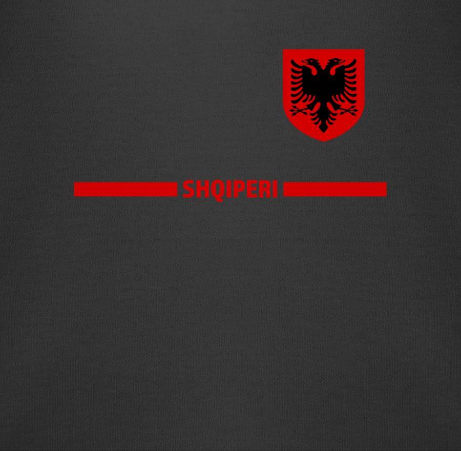 Shirtracer Albanien Trikot Wappen Shqipëri Mit Stolz Albanisches Fan-Motiv Shirtracer