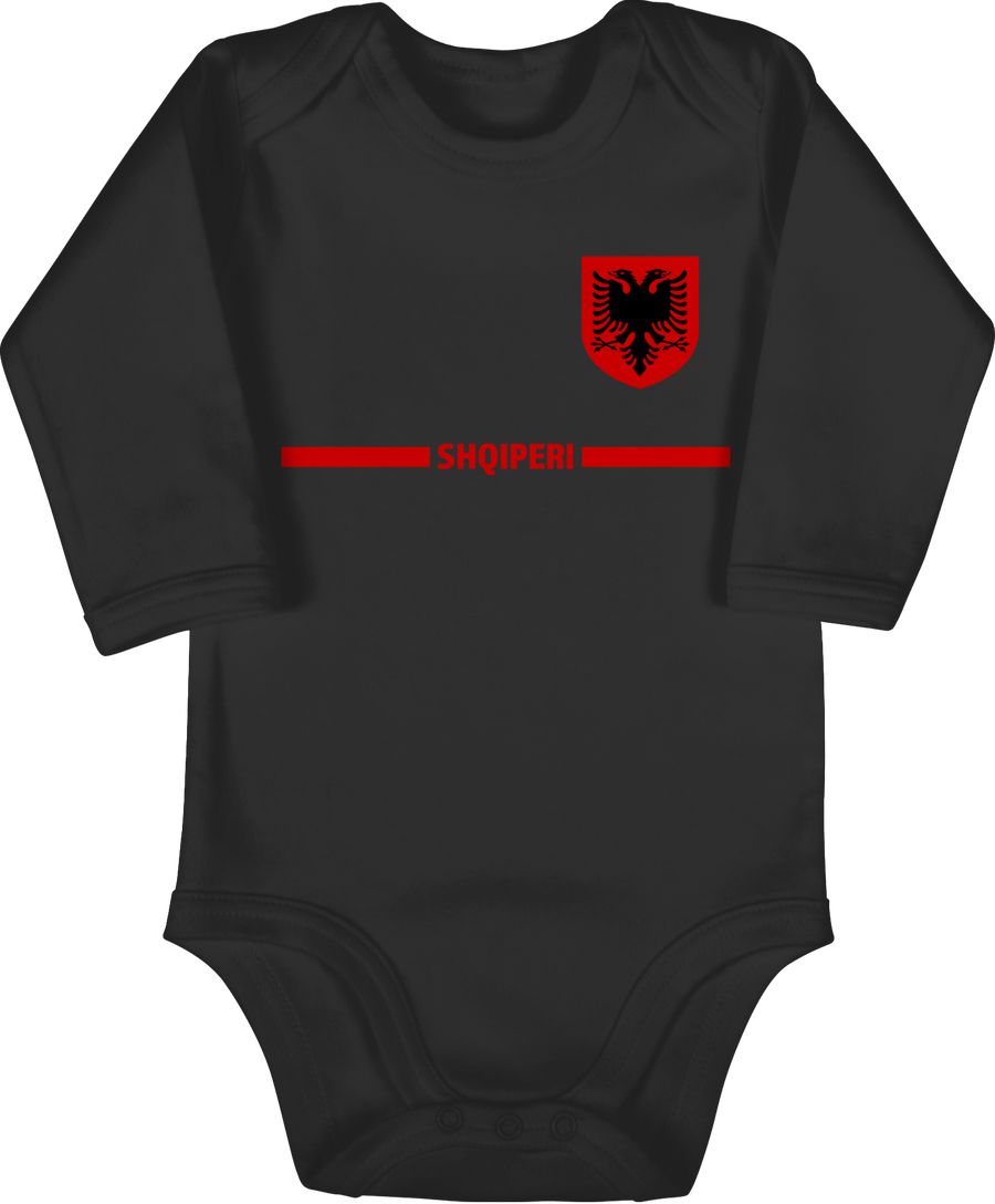 Shirtracer Albanien Trikot Wappen Shqipëri mit Stolz Albanisches Fan-Motiv Shirtracer