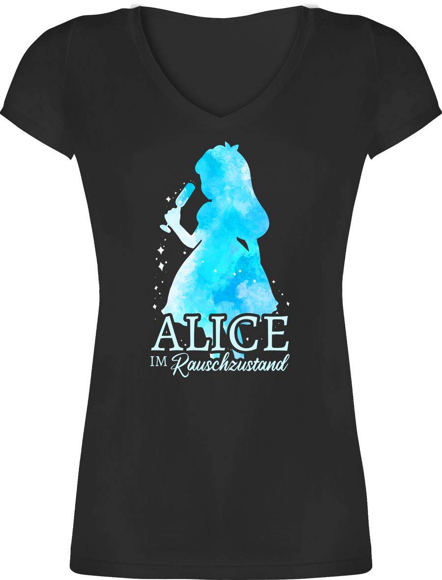 Shirtracer Alice im Rauschzustand Wasserfarbenoptik blau: T-Shirt Gym Bag Shirtracer