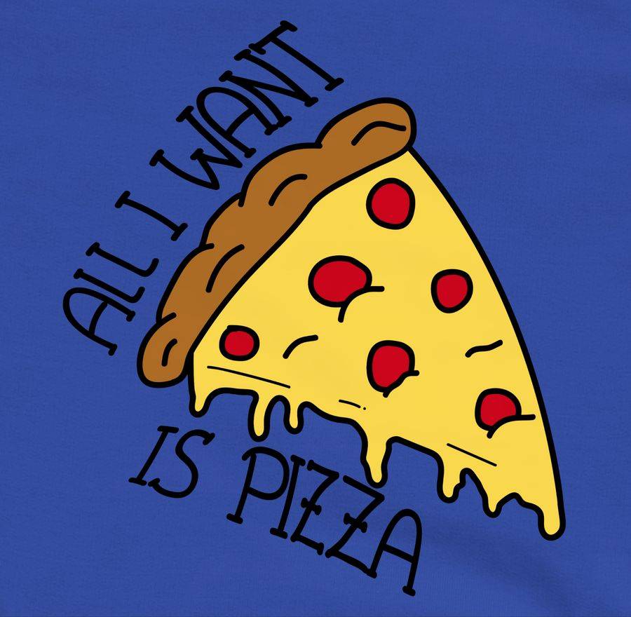 Shirtracer All I Want Is Pizza: T-Shirt Gym Bag Shirtracer