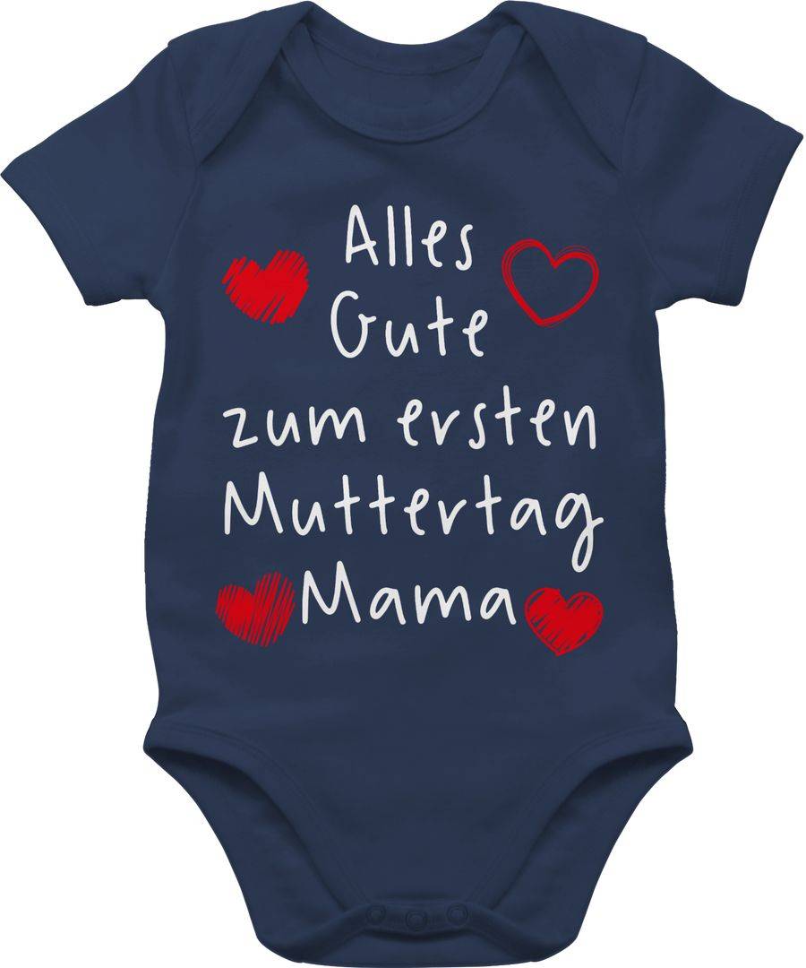 Shirtracer Alles Gute zum ersten Muttertag Handschrift weiß: T-Shirt Turnbeutel Shirtracer