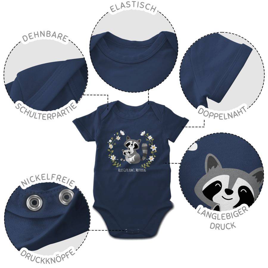 Shirtracer Alles Gute Zum Ersten Muttertag Waschbären Shirts & Mehr Shirtracer