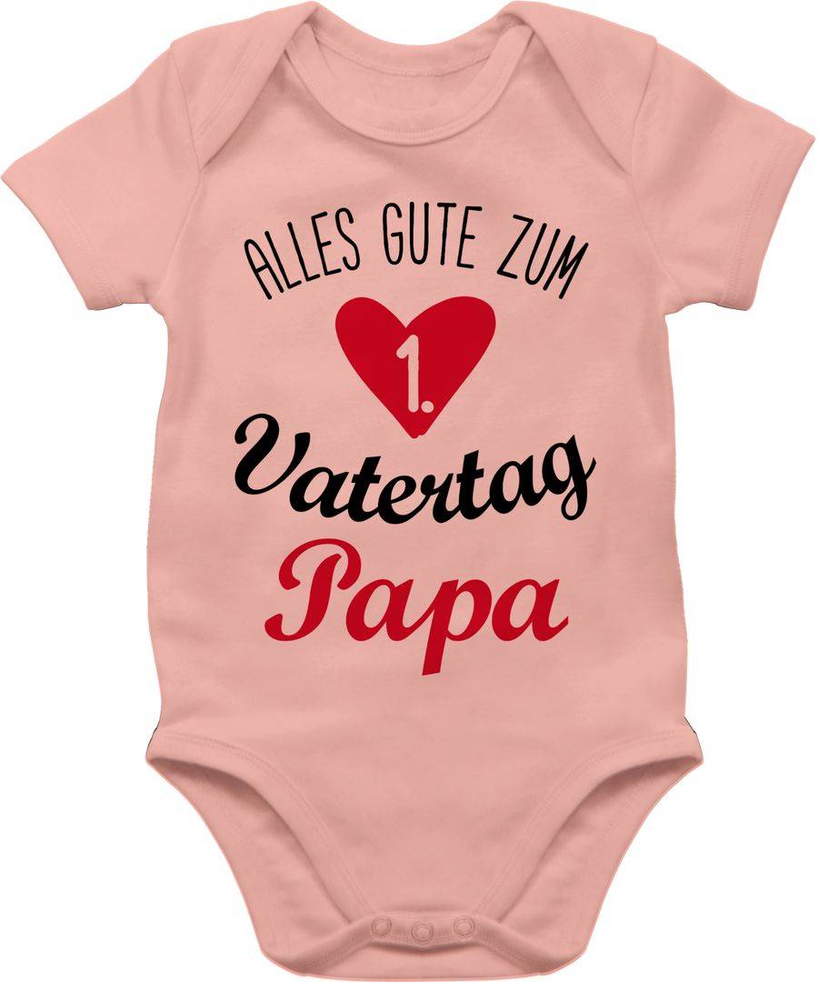 Shirtracer Alles gute zum ersten Vatertag Papa schwarz Shirts & Mehr Shirtracer