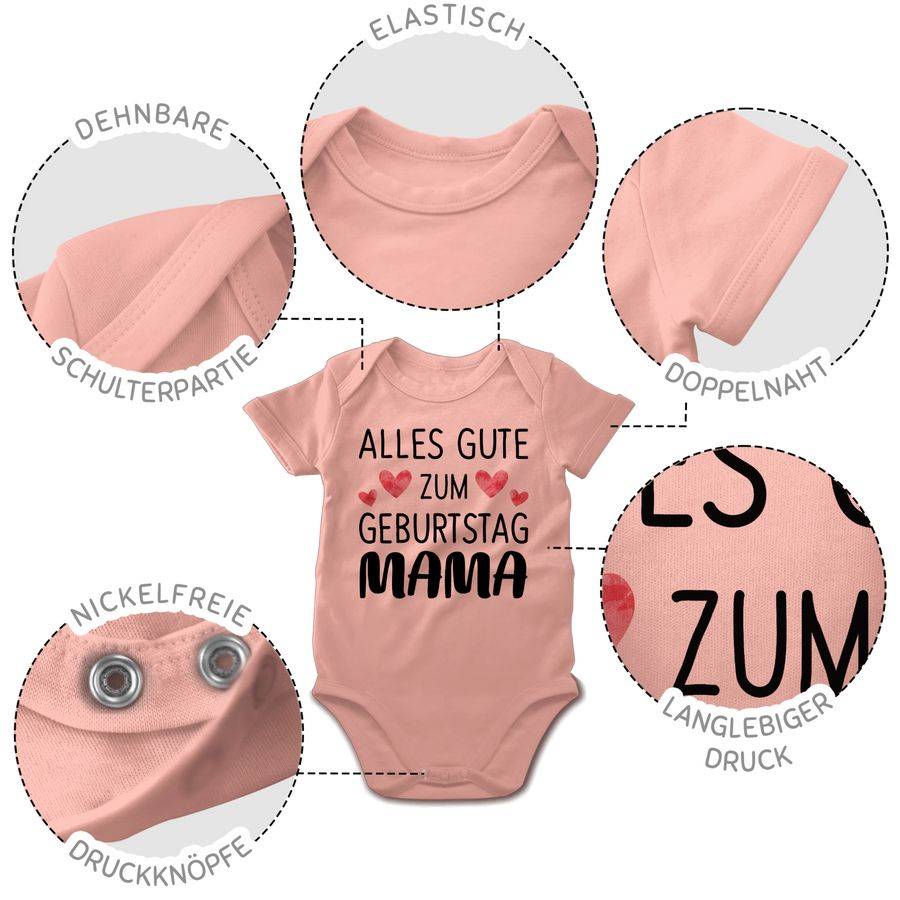 Shirtracer Alles Gute Zum Geburtstag Mama Schwarz: Tshirt Rucksack Shirtracer