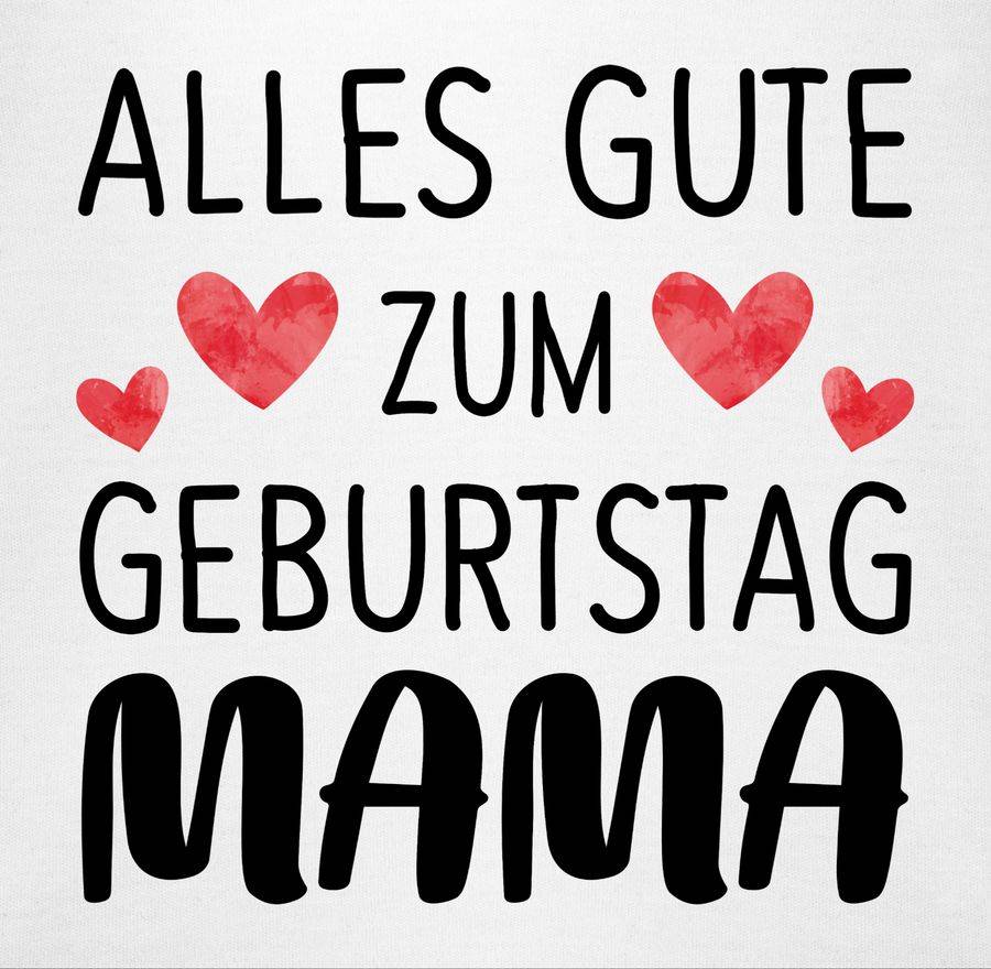 Shirtracer Alles Gute Zum Geburtstag Mama Schwarz: Tshirt Rucksack Shirtracer