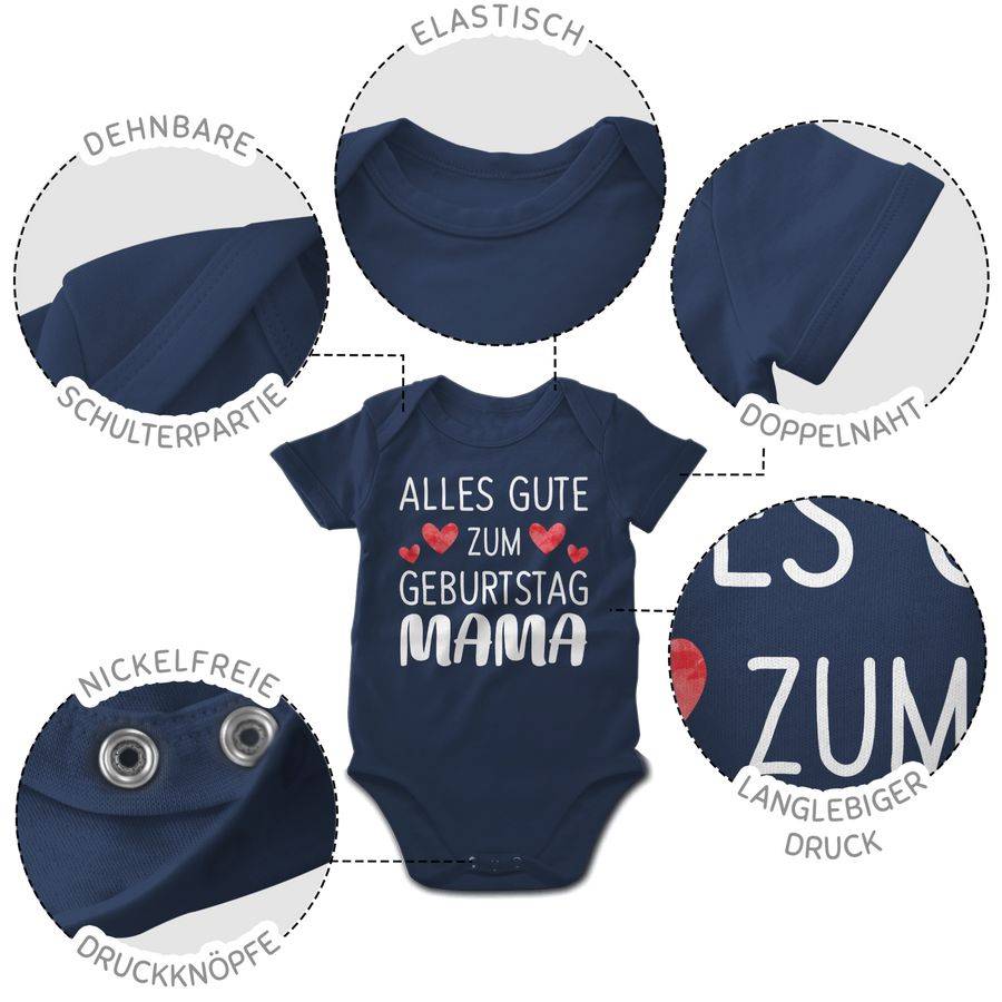 Shirtracer Alles Gute Zum Geburtstag Mama Weiß: Tshirt Gym Bag Shirtracer