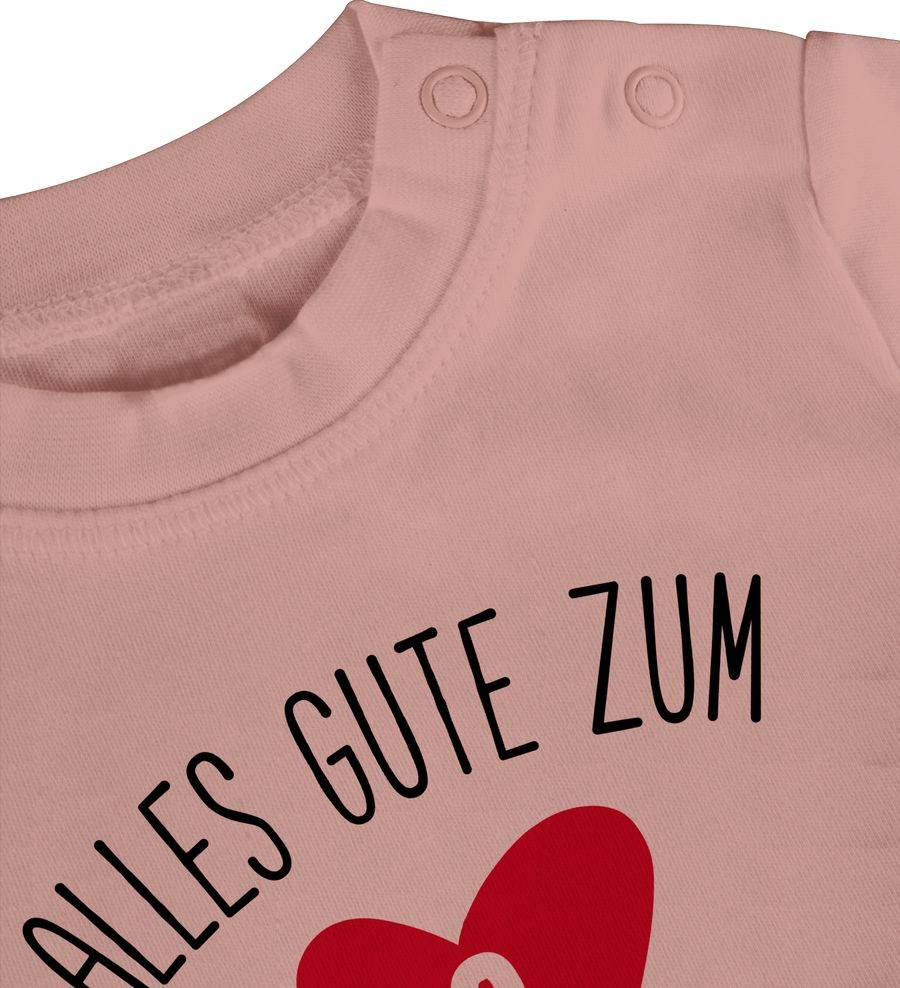 Shirtracer Alles Gute Zum Zweiten Muttertag - Schwarz/rot: T-Shirt Turnbeutel Shirtracer