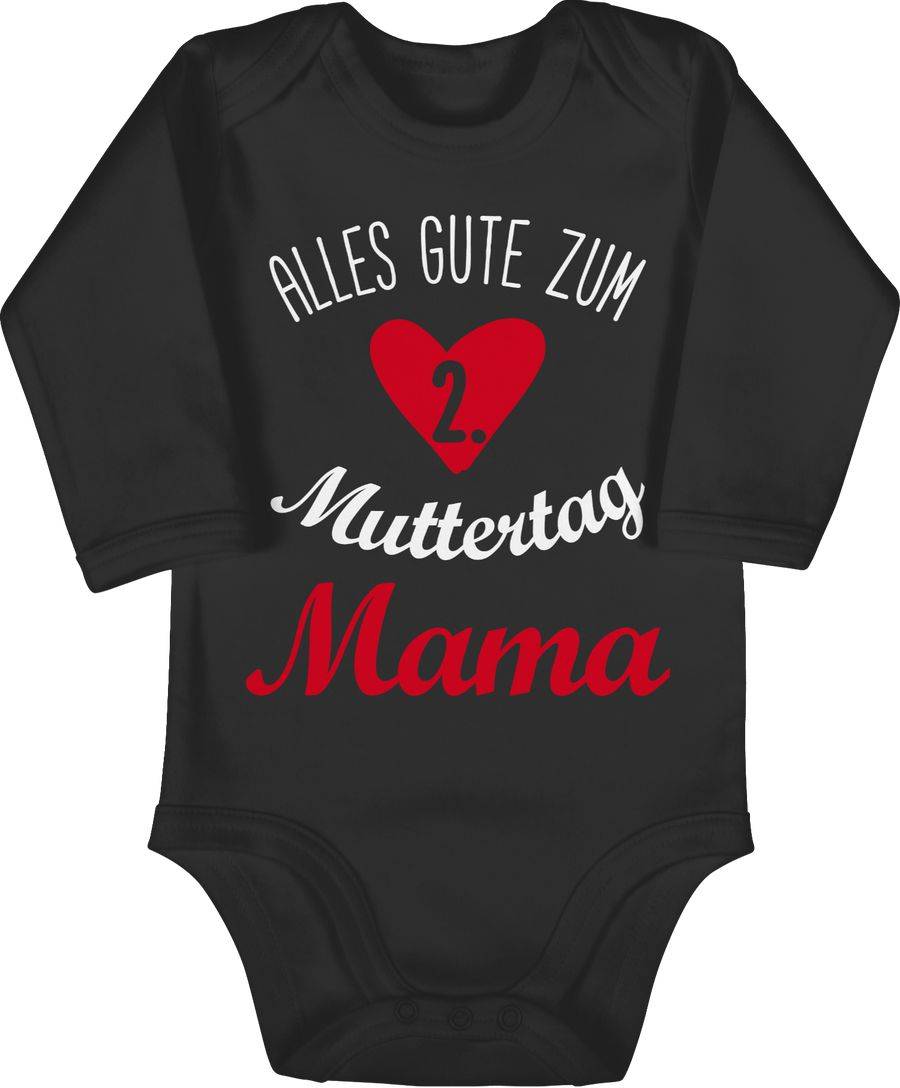 Shirtracer Alles gute zum zweiten Muttertag - weiß/rot Shirts & Mehr Shirtracer