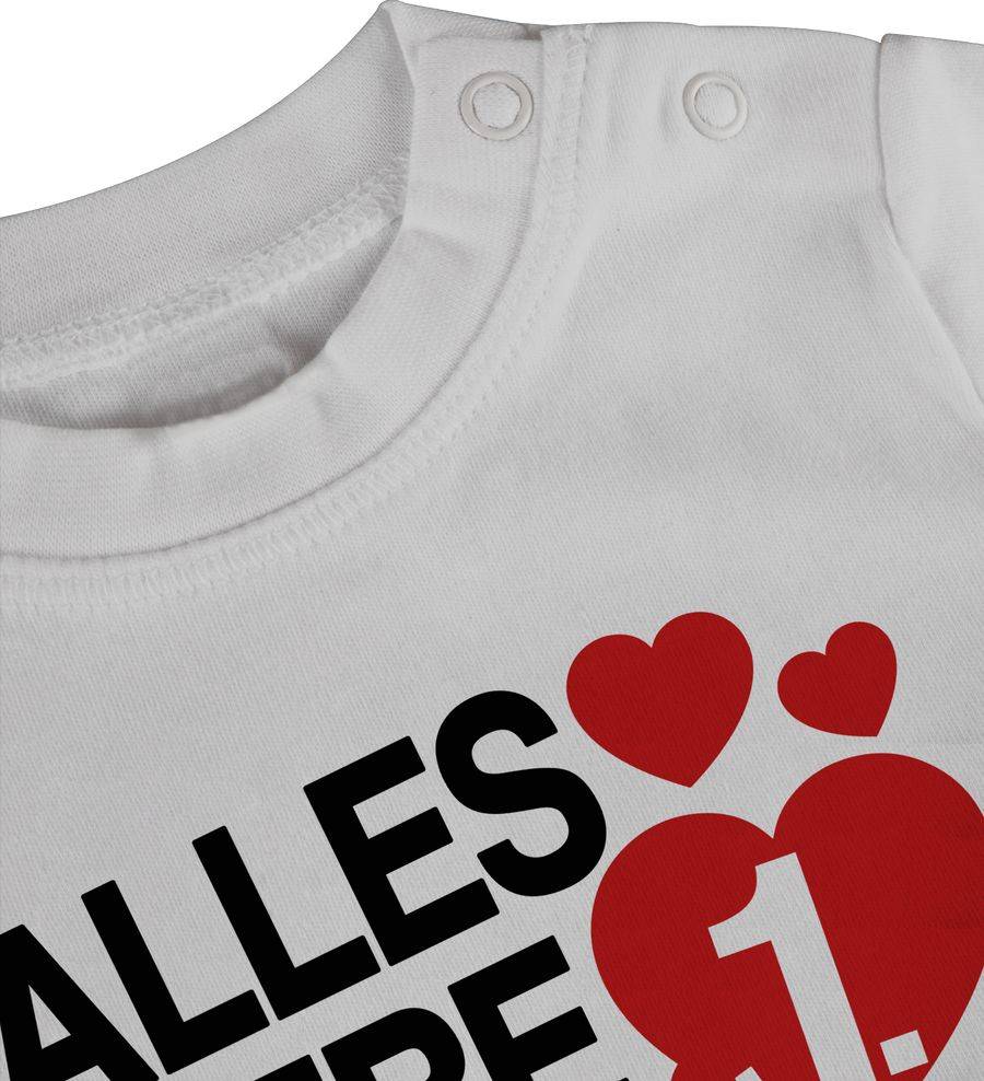Shirtracer Alles Liebe Zum 1. Muttertag Mama - Rot/schwarz: Tshirt Gym Bag Shirtracer