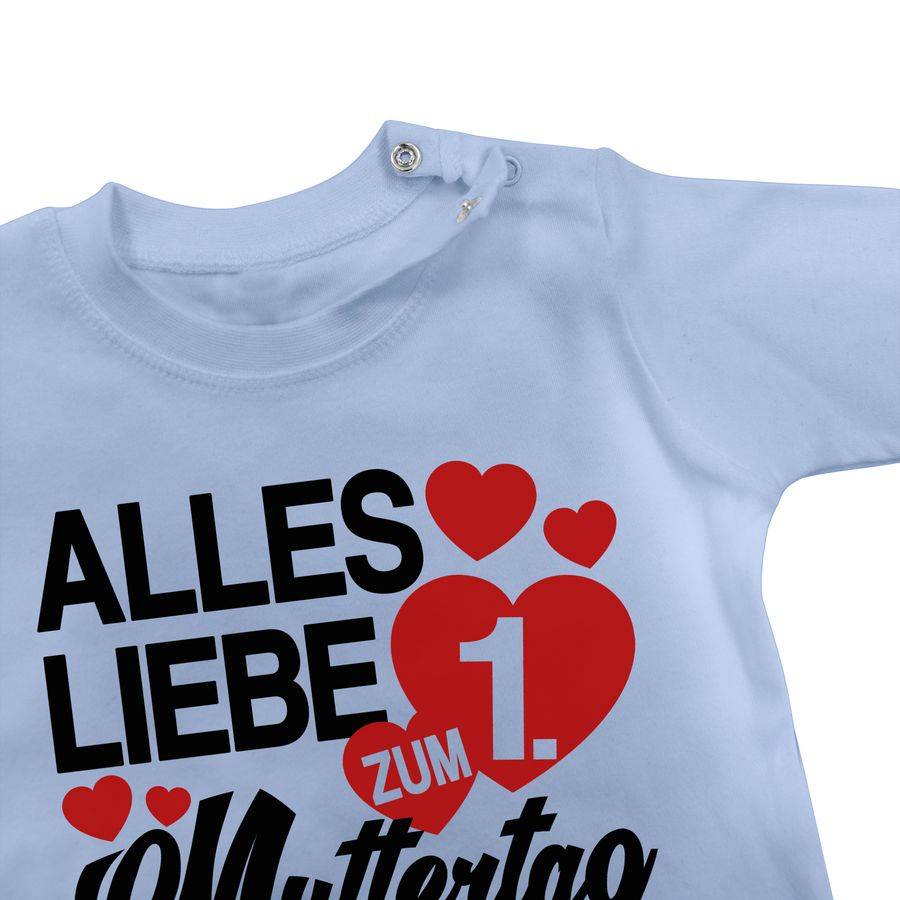Shirtracer Alles Liebe Zum 1. Muttertag Mama - Rot/schwarz: Tshirt Gym Bag Shirtracer
