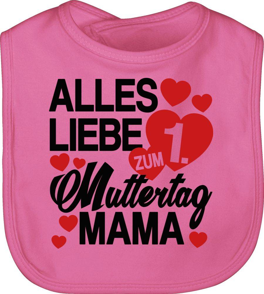 Shirtracer Alles liebe zum 1. Muttertag Mama - rot/schwarz: Tshirt Gym Bag Shirtracer