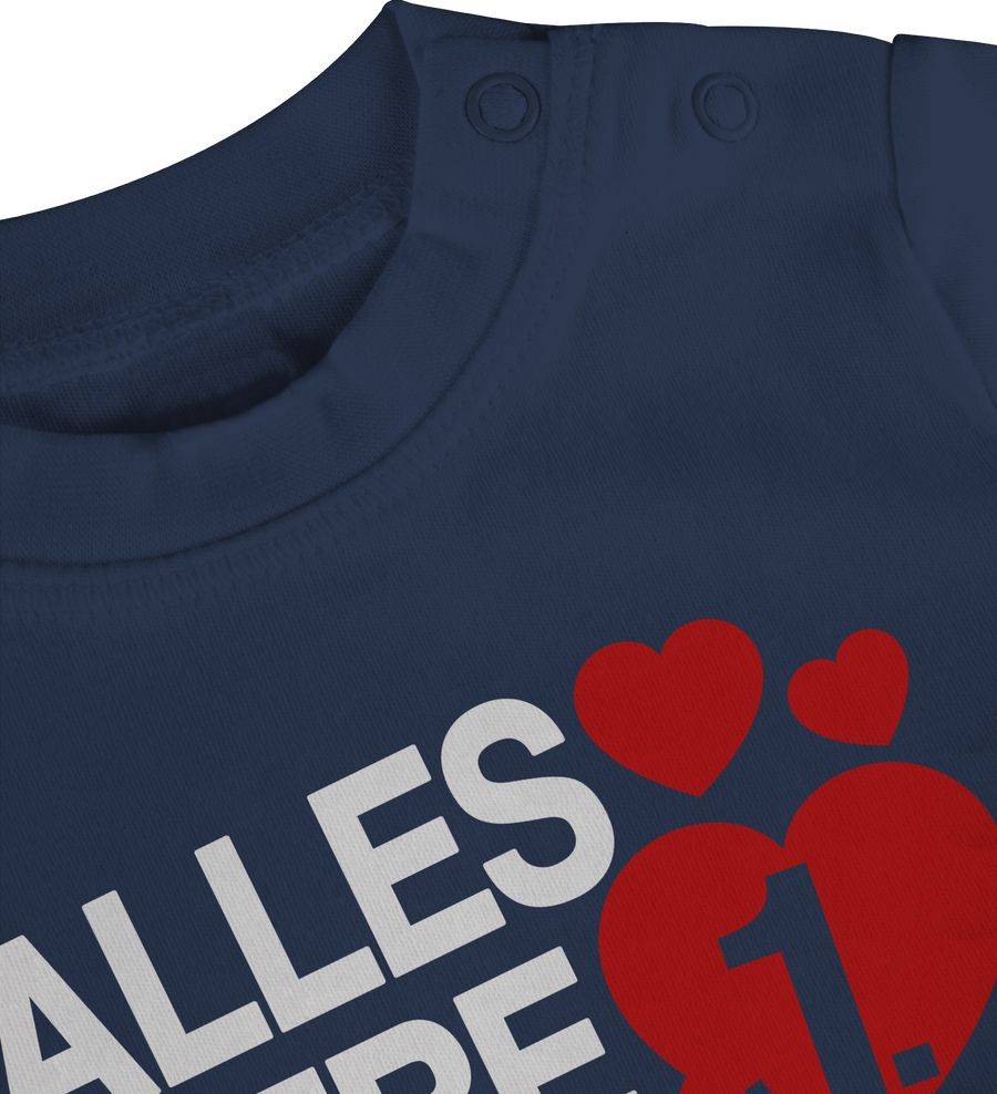 Shirtracer Alles Liebe Zum 1. Muttertag Mama - Rot/weiß: T-Shirt Turnbeutel Shirtracer