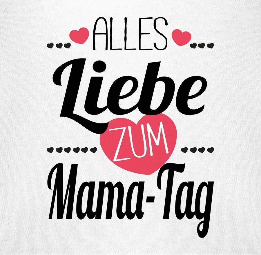 Shirtracer Alles Liebe Zum Mama-Tag Herzchen: Tshirt Rucksack Shirtracer